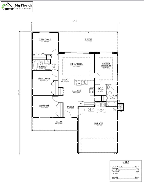 House Plans Model 1347