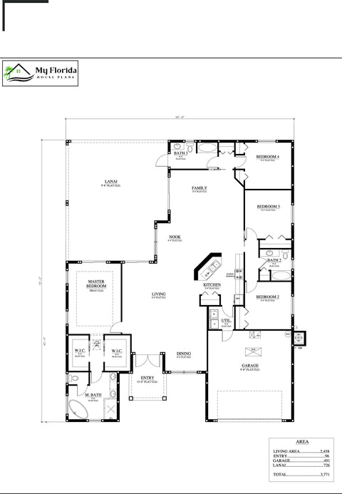 House Plans Model 2458