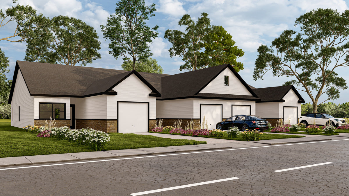 Quadplex Plans Model 1246 My Florida House Plans