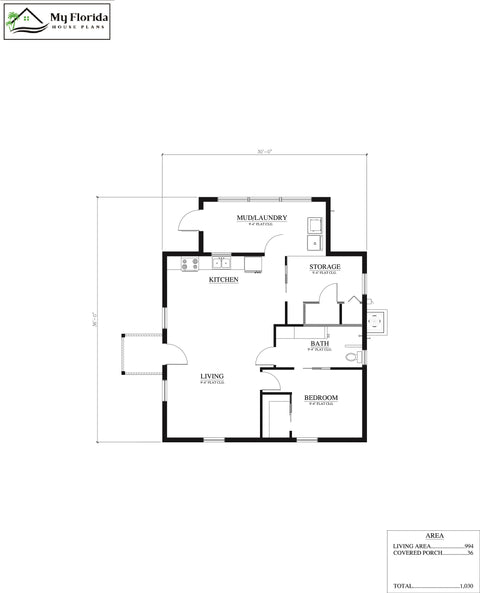 Guest House Plans Model 994
