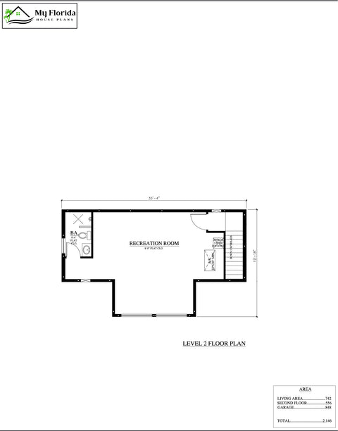 Guest House Plans Model 1298
