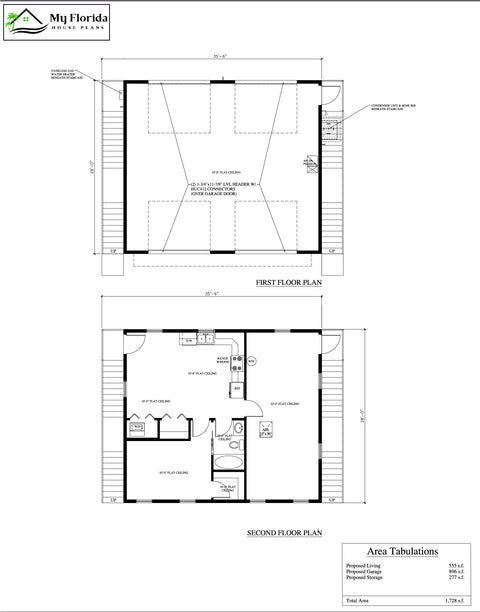 Garage Plans Model 1728