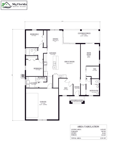 House Plans Model 1838