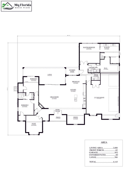 House Plans Model 2800