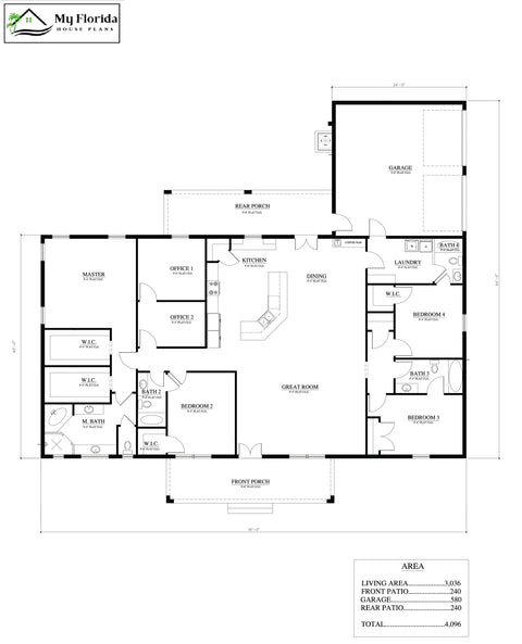 House Plans Model 3036
