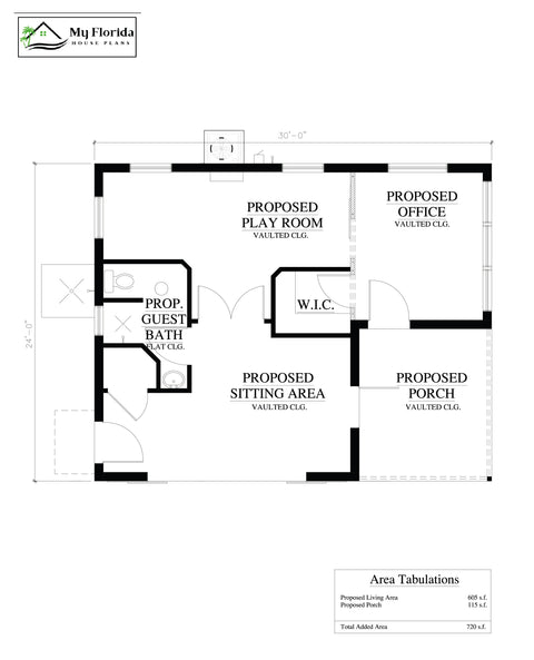Guest House Plans Model 605