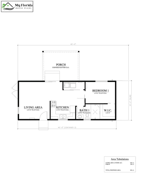 Container Home Plans Model 640