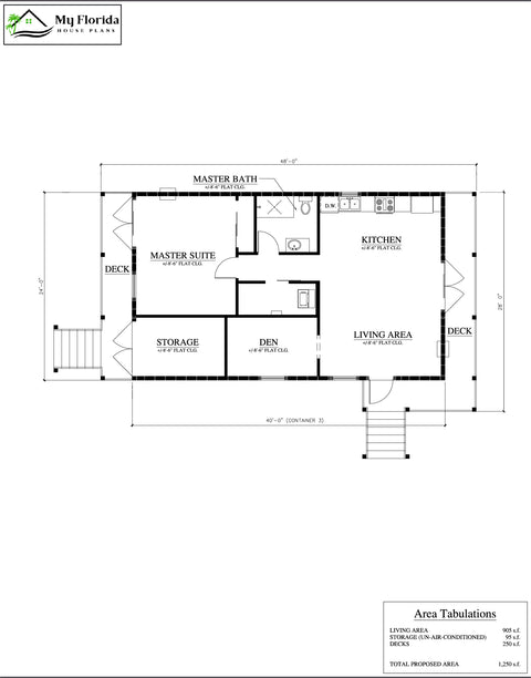 Container Home Plans Model 905