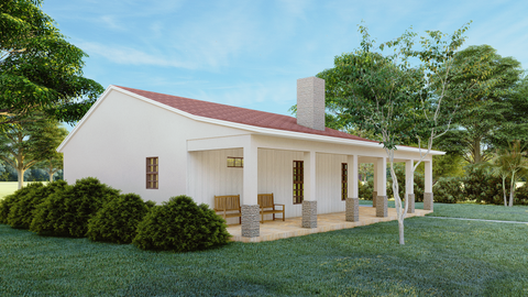 Guest House Plans Model 967
