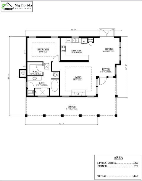Guest House Plans Model 967