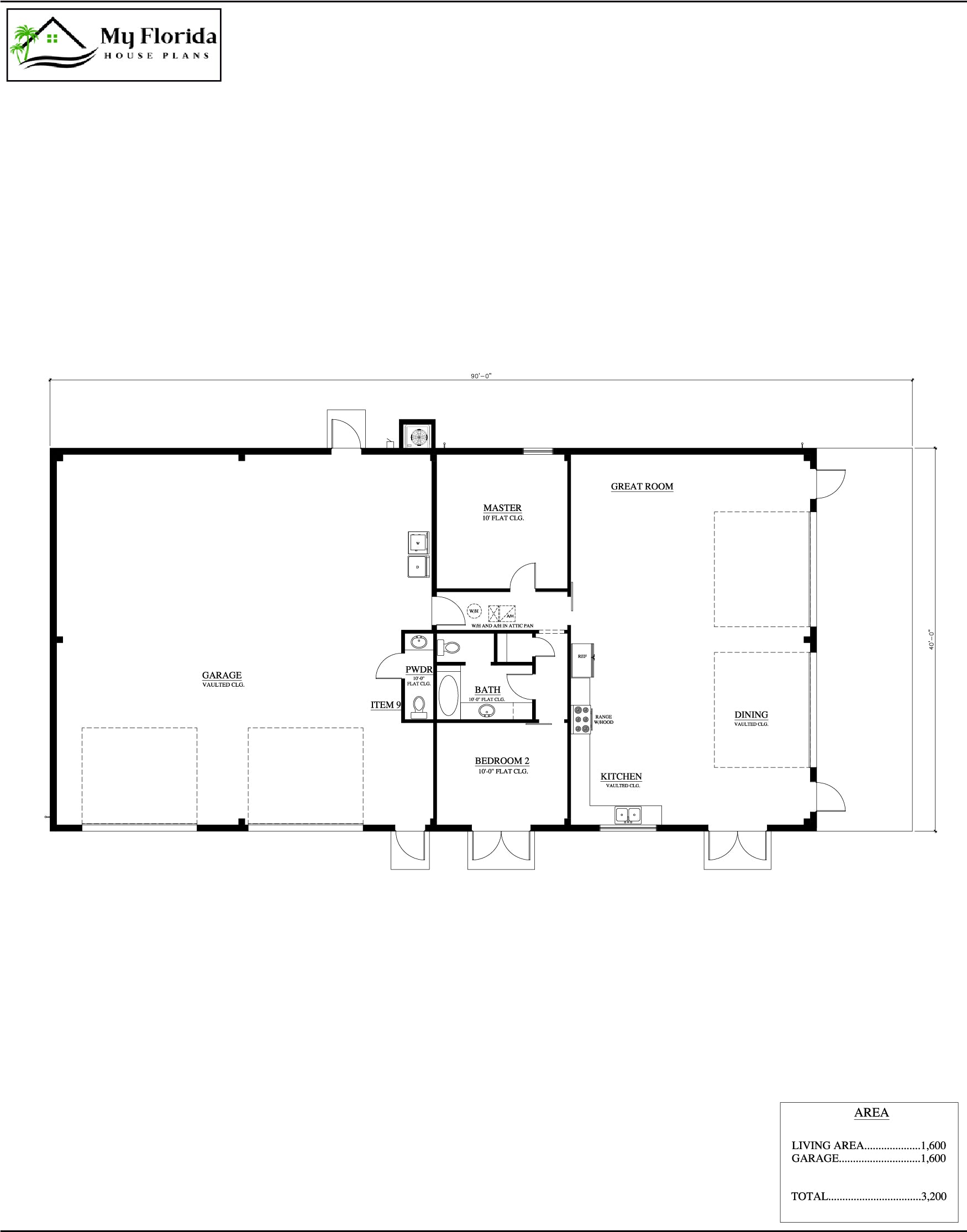 Barndominium Plans Model 1600 #2– My Florida House Plans