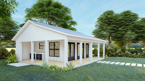 Guest House Plans Model 498