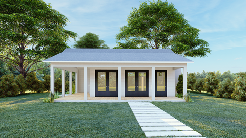 Guest House Plans Model 498
