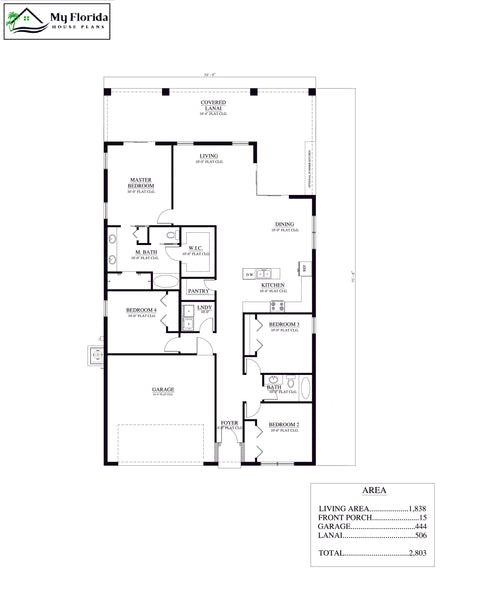 House Plans Model 1838-2