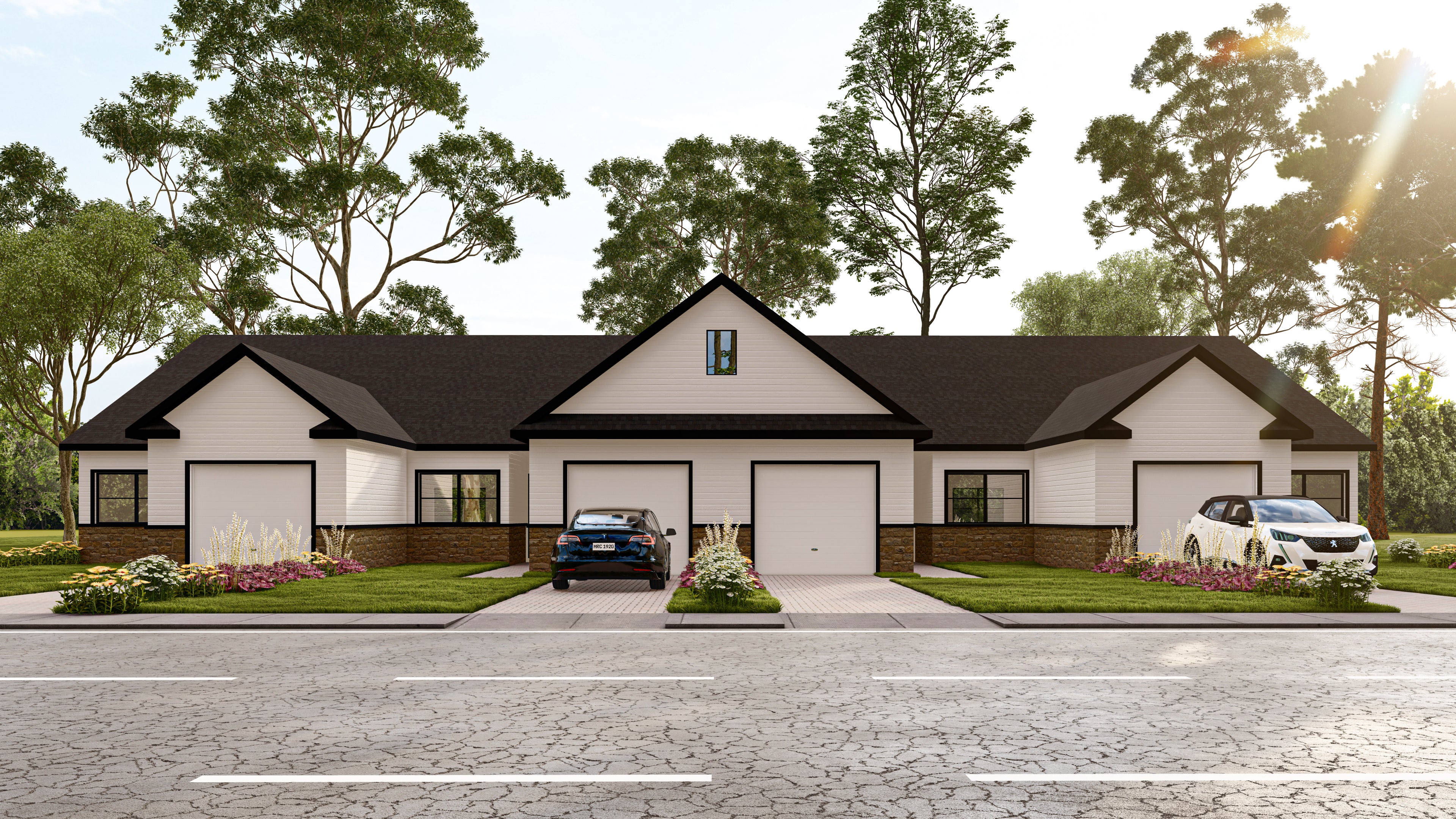 Quadplex Plans Model 1246– My Florida House Plans